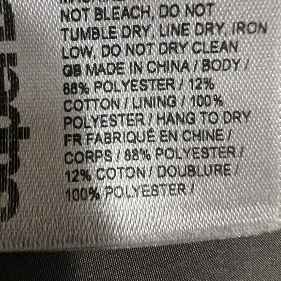 Superdry Quarter Snap Button Jacket Women Sz 10 Waist Drawstring Lined Black - Picture 10 of 14